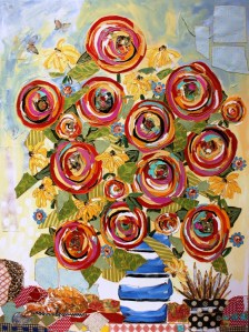 'has anyone seen the cat?' 36"x48" acrylic on stretched canvas ... 