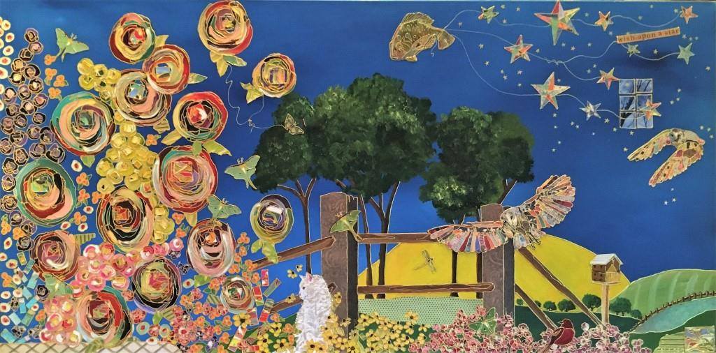 'Night Falls Quietly Over the Garden'